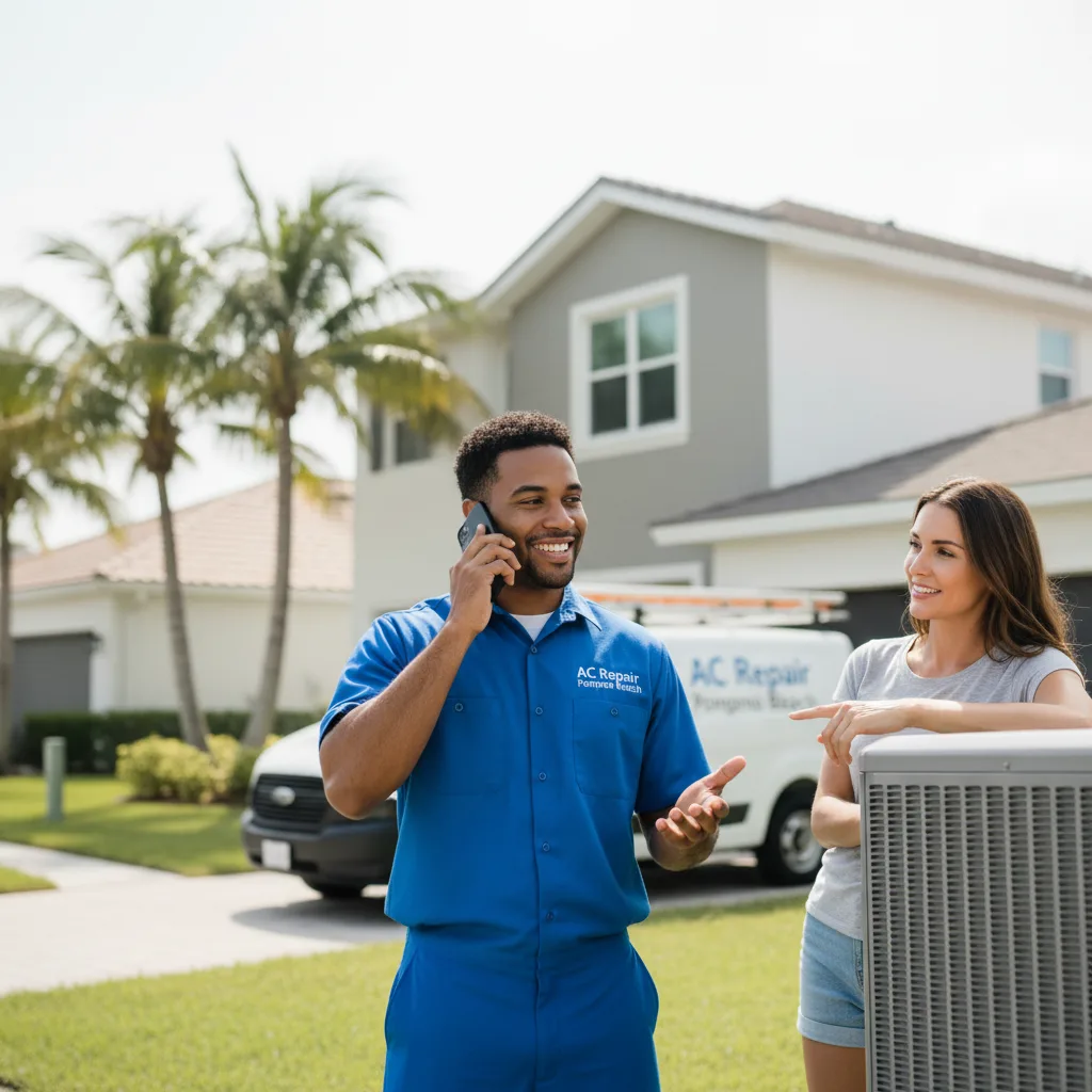 AC Repair Pompano Beach customer support in Plum